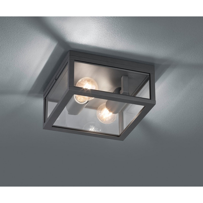 Plafon Ogrodowy Trio Garonne | Antracyt, IP44 - Kup Teraz!