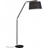 Lampa podłogowa Tracy czarna Trio | Eleganckie oświetlenie