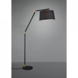 Lampa podłogowa Tracy czarna Trio | Eleganckie oświetlenie