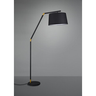 Lampa podłogowa Tracy czarna Trio | Eleganckie oświetlenie