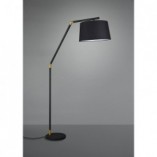 Lampa podłogowa Tracy czarna Trio | Eleganckie oświetlenie