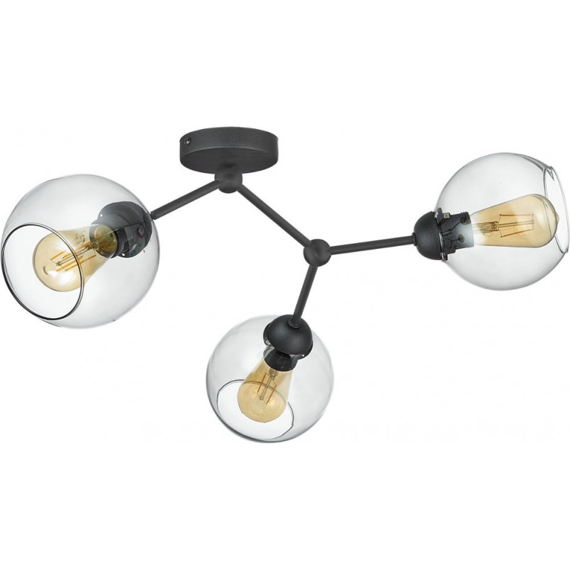 Lampa sufitowa szklane kule Fairy III 54cm grafitowa TK Lighting