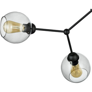 Lampa sufitowa szklana Fairy IV 70cm grafitowa TK Lighting