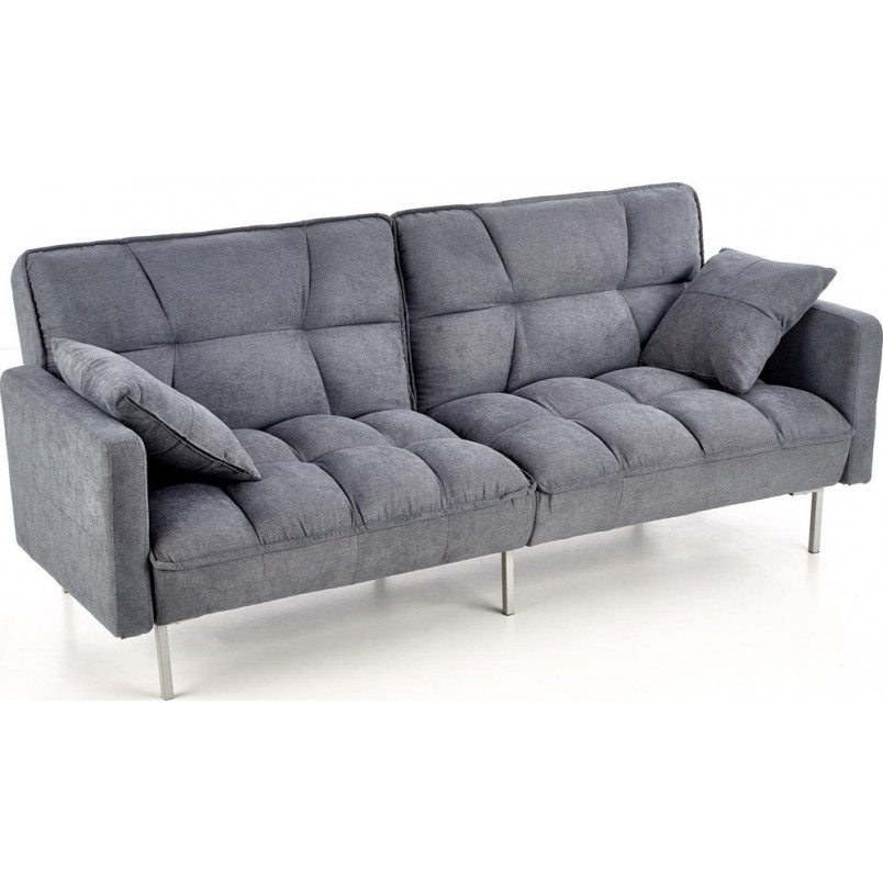 Sofa pikowana rozkładana Roberto 193cm Ciemny popiel Halmar Sofa pikowana rozkładana Roberto 193cm Ciemny popiel Halmar