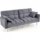 Sofa pikowana rozkładana Roberto 193cm Ciemny popiel Halmar