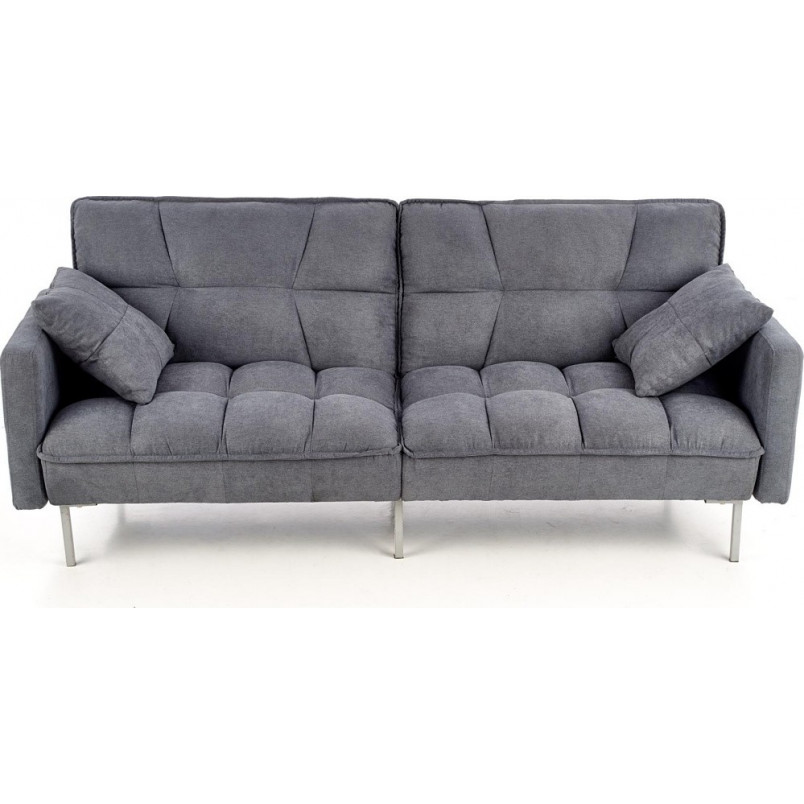 Sofa pikowana rozkładana Roberto 193cm Ciemny popiel Halmar