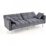 Sofa pikowana rozkładana Roberto 193cm Ciemny popiel Halmar