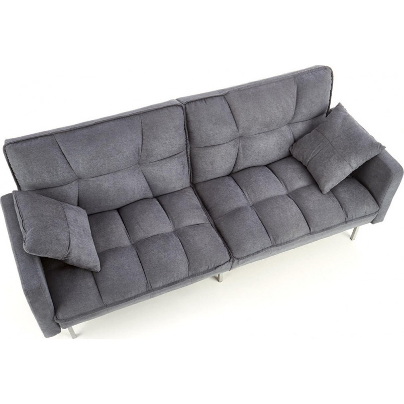 Sofa pikowana rozkładana Roberto 193cm Ciemny popiel Halmar
