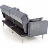 Sofa pikowana rozkładana Roberto 193cm Ciemny popiel Halmar