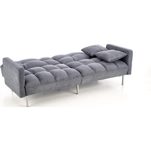 Sofa pikowana rozkładana Roberto 193cm Ciemny popiel Halmar