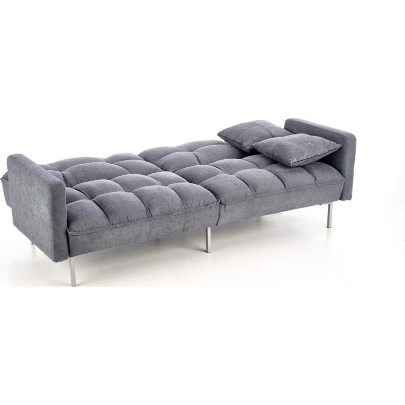 Sofa pikowana rozkładana Roberto 193cm Ciemny popiel Halmar