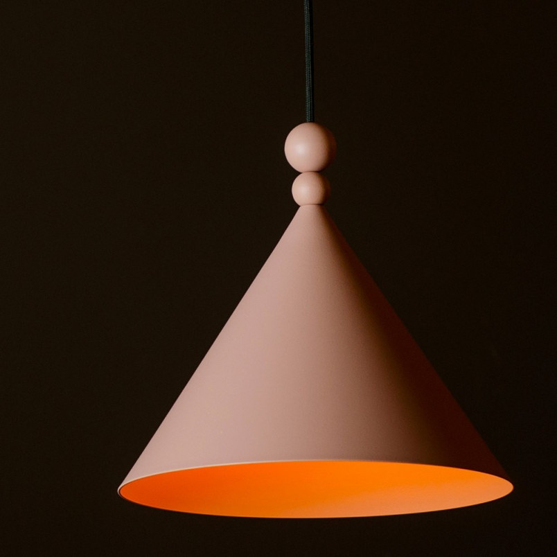 Lampa Wisząca Różowa Konko 60cm LoftLight - Stylowe Oświetlenie