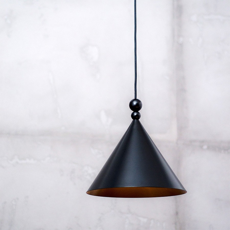 Lampa Wisząca Konko LoftLight | Czarna, Metalowa, E27