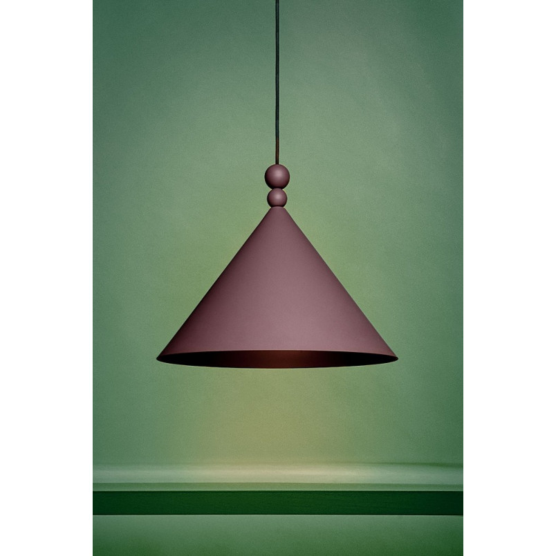 Lampa wisząca fioletowa LoftLight Konko | Średnica 60cm