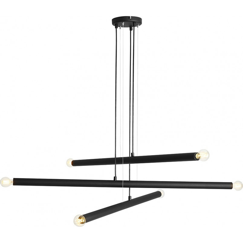 Lampa wisząca Tubo VI czarna 100cm - Aldex | Elegancki design