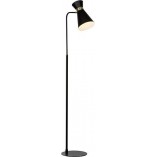 Lampa podłogowa Goldy czarno-złota | Lampy Brilliant