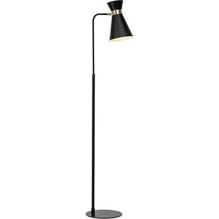 Lampa podłogowa regulowana Goldy Czarny Mat marki Brilliant