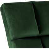Fotel welurowy Alba Actona - Zielony | Komfort i styl