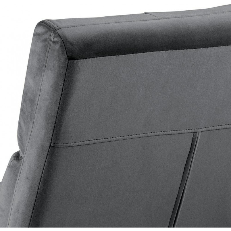 Fotel welurowy Alba Vic szary Actona | Komfort i styl
