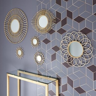 Lustro rattanowe boho Serifos 56 Intesi - Elegancki dodatek