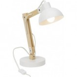 Lampa biurkowa skandynawska Moda biała Brilliant - Kup online!