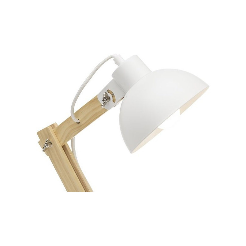 Lampa biurkowa skandynawska Moda biała Brilliant - Kup online!