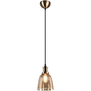 Lampa wisząca retro Vita 14 bursztynowa - Outlet | Cena: 49 PLN