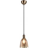 Lampa wisząca retro Vita 14 bursztynowa - Outlet | Cena: 49 PLN