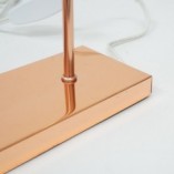 [OUTLET] Lampa stołowa Gettinge - Miedziana, LED, Promocja!
