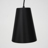 [OUTLET] Lampa wisząca Alambre - czarny abażur - 29 PLN