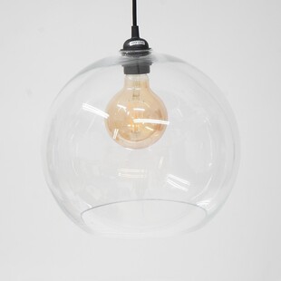 Lampa wisząca Cubo 30 - Outlet, szkło, czarna - Tanie oświetlenie