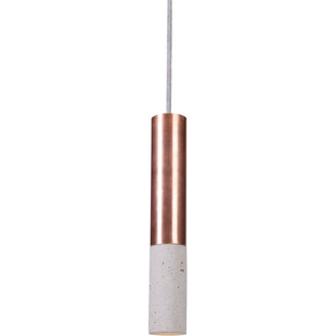 Lampa betonowa wisząca Kalla Copper M 5,5cm H33cm LED szara LoftLight