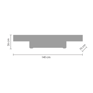 Plafon Hampton Stream 140cm Chrom - Step Into Design | Luksus i Blask