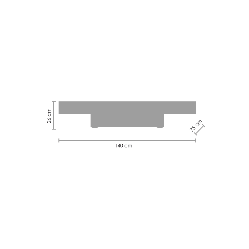 Plafon Hampton Stream 140cm Chrom - Step Into Design | Luksus i Blask