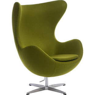 Fotel tapicerowany Jajo Chair Cashmere Jasno zielony D2.Design