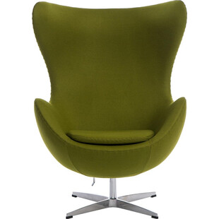 Fotel tapicerowany Jajo Chair Cashmere Jasno zielony D2.Design