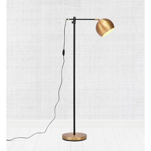 Lampa podłogowa industrialna Chester miedziany klosz Markslojd