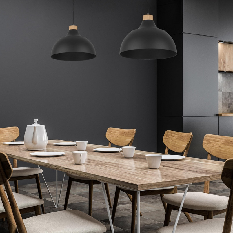 Lampa wisząca Cap czarna | TK Lighting - Skandynawski design