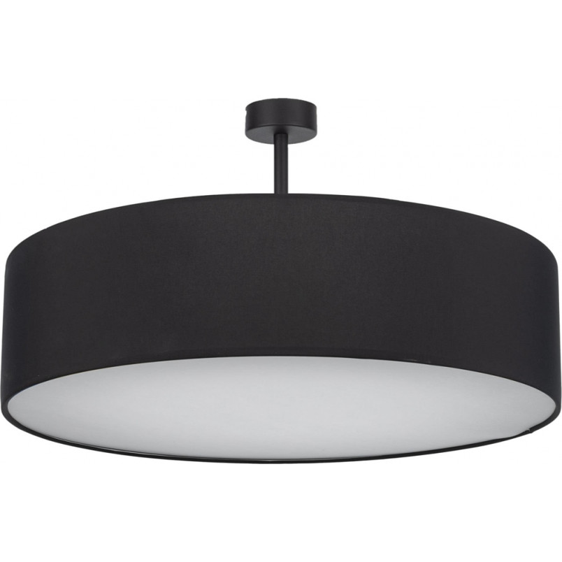 Plafon Rondo 60cm czarny TK Lighting | Lampy materiałowe