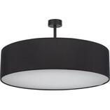 Plafon Rondo 60cm czarny TK Lighting | Lampy materiałowe