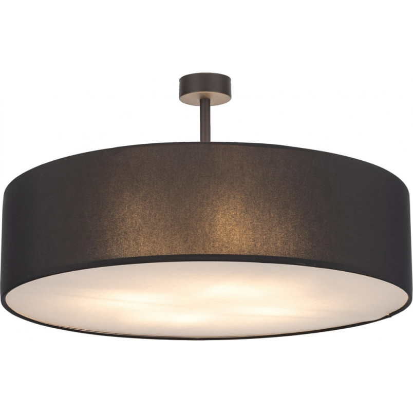 Plafon Rondo 60cm czarny TK Lighting | Lampy materiałowe
