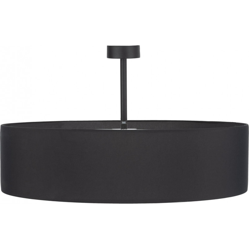 Plafon Rondo 60cm czarny TK Lighting | Lampy materiałowe