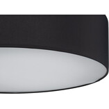 Plafon Rondo 60cm czarny TK Lighting | Lampy materiałowe
