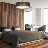 Plafon Rondo 60cm czarny TK Lighting | Lampy materiałowe