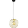 Lampa wisząca szklana nowoczesna Sol 25 bursztynowa TK Lighting do jadalni i salonu.