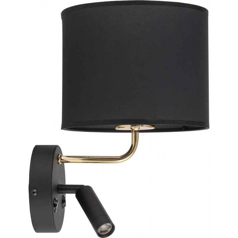 Kinkiet z abażurem czarny Richi | TK Lighting - Komfort i styl