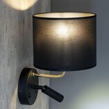 Kinkiet z abażurem czarny Richi | TK Lighting - Komfort i styl