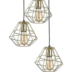 Lampa wisząca złota Diamond Gold III | TK Lighting