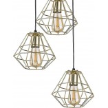 Lampa wisząca złota Diamond Gold III | TK Lighting