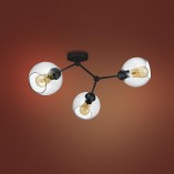 Lampa sufitowa szklane kule Fairy III 54cm grafitowa TK Lighting
